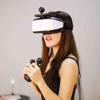 Deepoon DPVR GlassesE3-C Gaming Combo 2560x1440p Fast-LCD & 6 DOF Motion Tracking Kit Compatible with SteamVR & VIVEPORT 2000+
Deepoon DPVR GlassesE3-C Gaming Combo 2560x1440p Fast-LCD & 6 DOF Motion Tracking Kit Compatible with SteamVR & VIVEPORT 2000+