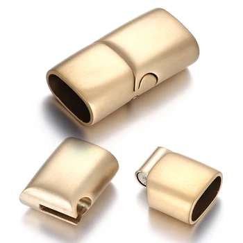 316L Stainless Steel Magnetic Clasp Gold Plated Brushed Fastener for Bracelet Jewelry Making Closure Magnet Buckle Findings 
316L Stainless Steel Magnetic Clasp Gold Plated Brushed Fastener for Bracelet Jewelry Making Closure Magnet Buckle Findings
