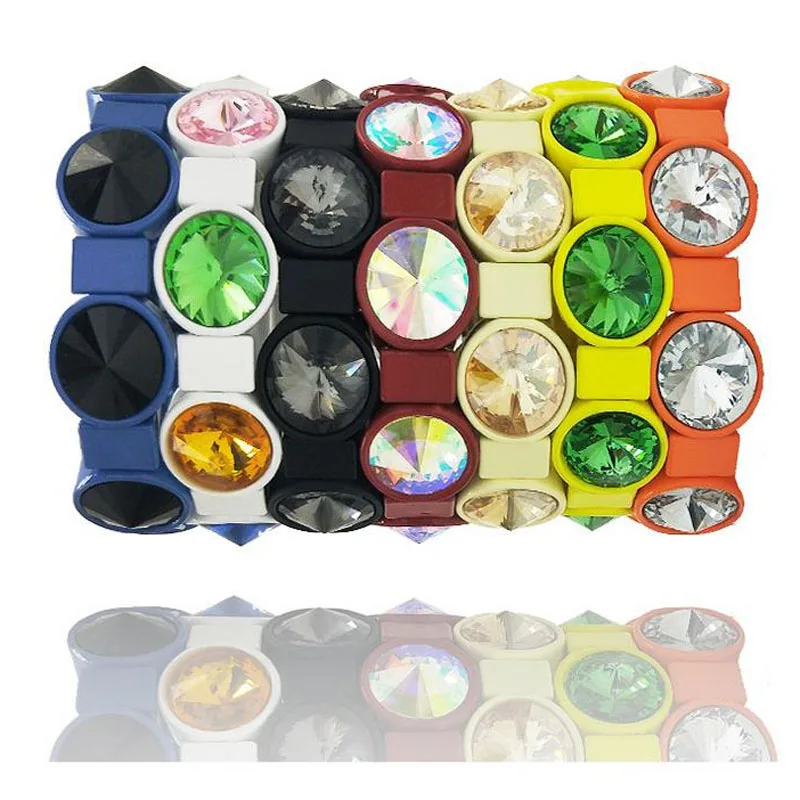 2019 New Trendy multiple colour Custom Enamel Big Crystal Tile Bead Bracelet Stretch Crystal Bangle for Women Dropshipping
2019 New Trendy multiple colour Custom Enamel Big Crystal Tile Bead Bracelet Stretch Crystal Bangle for Women Dropshipping