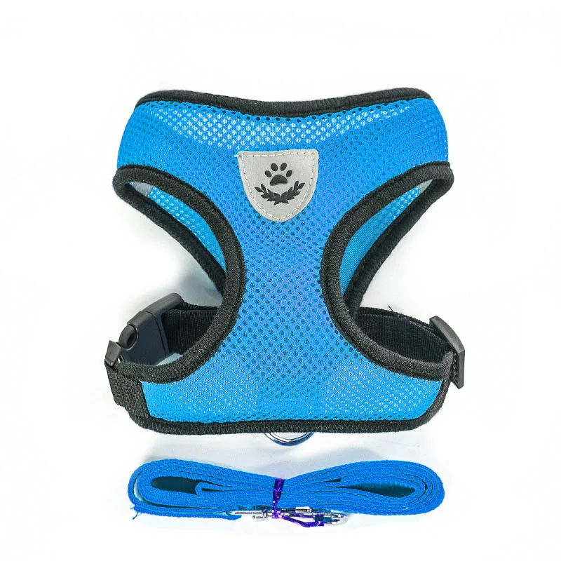 Dog Accessories Breathable Mesh Dog Harness and Leash Set Puppy Cat Harness Vest For Small Dogs Chihuahua arnes para perro 35
Dog Accessories Breathable Mesh Dog Harness and Leash Set Puppy Cat Harness Vest For Small Dogs Chihuahua arnes para perro 35
