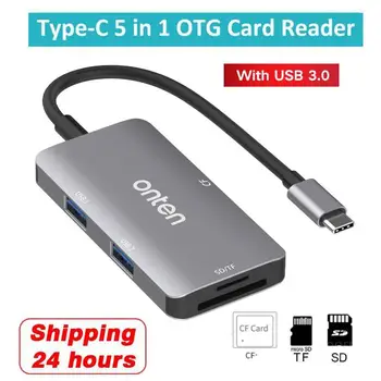 OTG Multi USB 3.0 Smart memory card reader USB type c adapter mini SD card reader for micro SD/TF/CF microsd for computer Laptop
OTG Multi USB 3.0 Smart memory card reader USB type c adapter mini SD card reader for micro SD/TF/CF microsd for computer Laptop