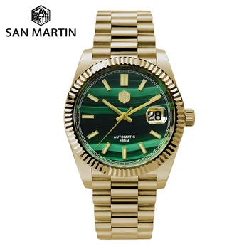 San Martin Retro DATE JUST Business Luxury Sapphire Men Automatic Mechanical Watches Carving Bezel 10Bar BGW-9 Lume Date Window
San Martin Retro DATE JUST Business Luxury Sapphire Men Automatic Mechanical Watches Carving Bezel 10Bar BGW-9 Lume Date Window