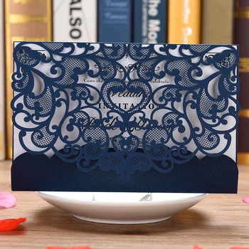 New 10pcs Blue White Gold Elegant Laser Cut Wedding Party Invitation Cards Greeting Card Customize Business With 10pcs Inner She
New 10pcs Blue White Gold Elegant Laser Cut Wedding Party Invitation Cards Greeting Card Customize Business With 10pcs Inner She