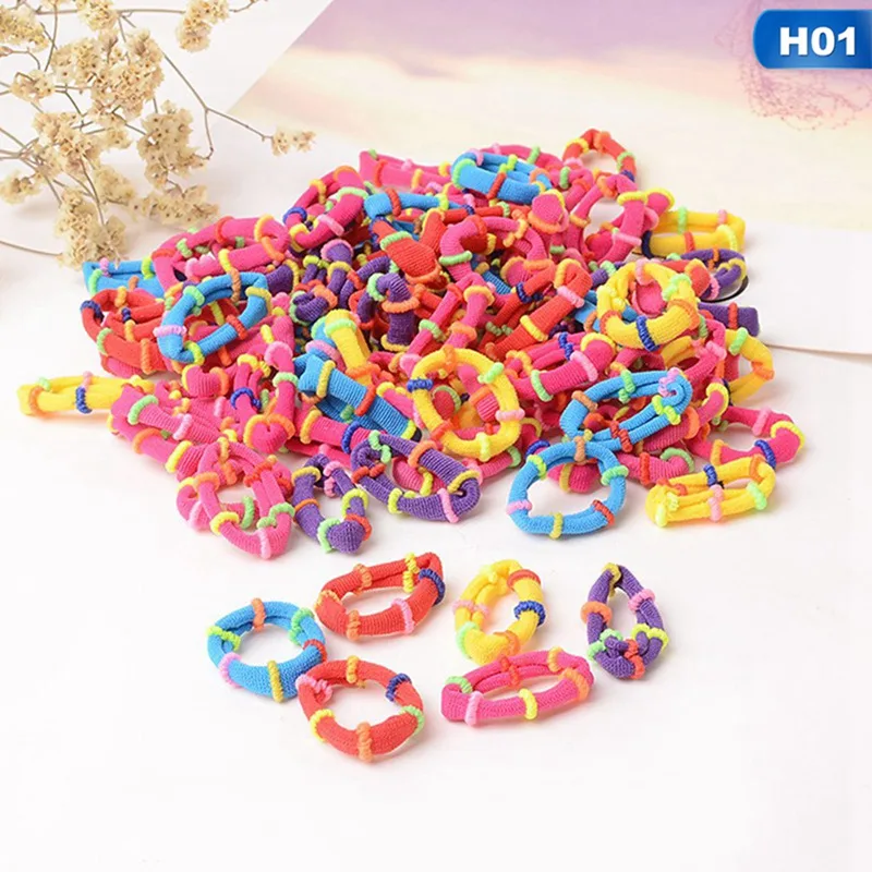 100Pcs/Set Kids Elastic Hair Bands Scrunchy Headbands Rubber Bands Headwear Girls Children Hair Rope Hair Accessories
100Pcs/Set Kids Elastic Hair Bands Scrunchy Headbands Rubber Bands Headwear Girls Children Hair Rope Hair Accessories