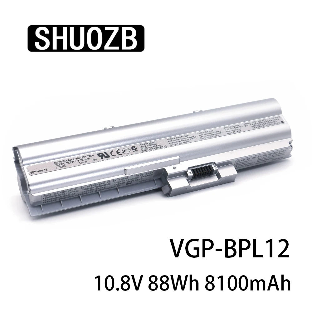 Новый аккумулятор для ноутбука SHUOZB, 10,8 В, 88 Вт-ч, 8100 мАч, для Sony VAIO VGP-BPL12 Z13, Z21, Z25, Z26, Z27, Z29, Φ, 6 ячеек
Новый аккумулятор для ноутбука SHUOZB, 10,8 В, 88 Вт-ч, 8100 мАч, для Sony VAIO VGP-BPL12 Z13, Z21, Z25, Z26, Z27, Z29, Φ, 6 ячеек