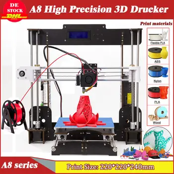 

CTC A8 W5 3d Printer High-precision Extruder Reprap Prusa i3 3D Printer Kit DIY Impresora 3d with PLA Filament