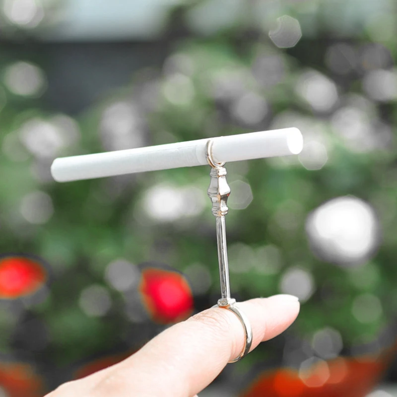 Hot Sale Lady's Elegant Retro smoking pipe ring jade ring shelf supports to prevent the fingers yellowed-Silver
Hot Sale Lady's Elegant Retro smoking pipe ring jade ring shelf supports to prevent the fingers yellowed-Silver