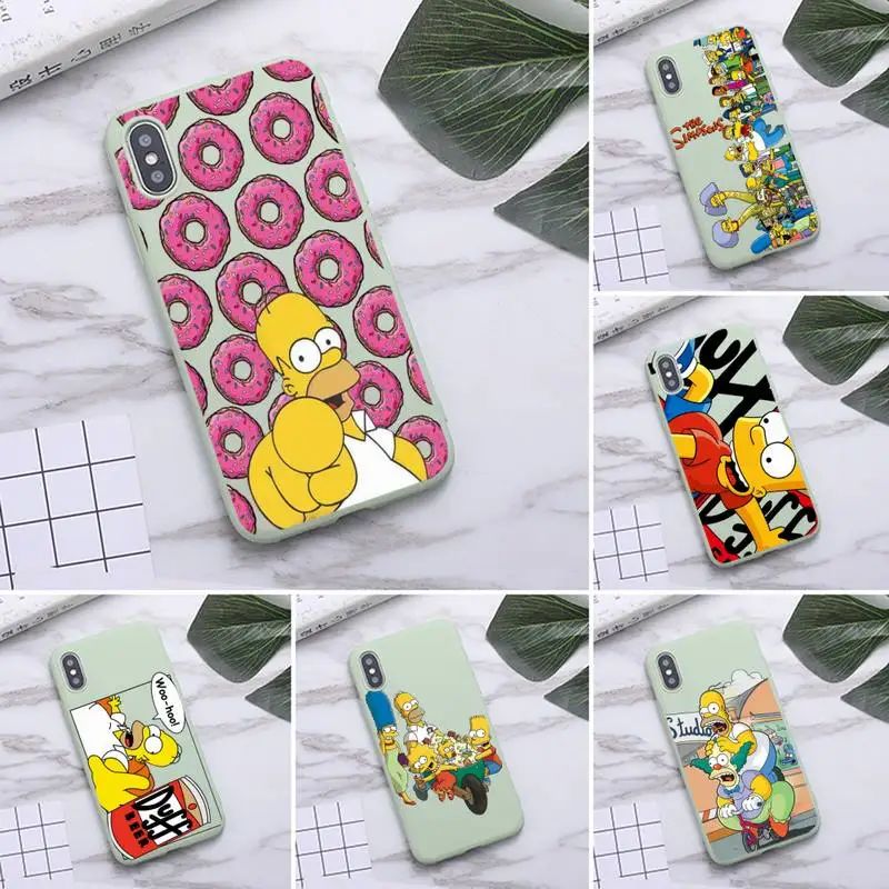 Homer J Simpson funny Bart Simpson Phone Case for iPhone 11 Pro Max X XR XS 8 7 6s Plus Candy green Silicone Cases 
Homer J Simpson funny Bart Simpson Phone Case for iPhone 11 Pro Max X XR XS 8 7 6s Plus Candy green Silicone Cases
