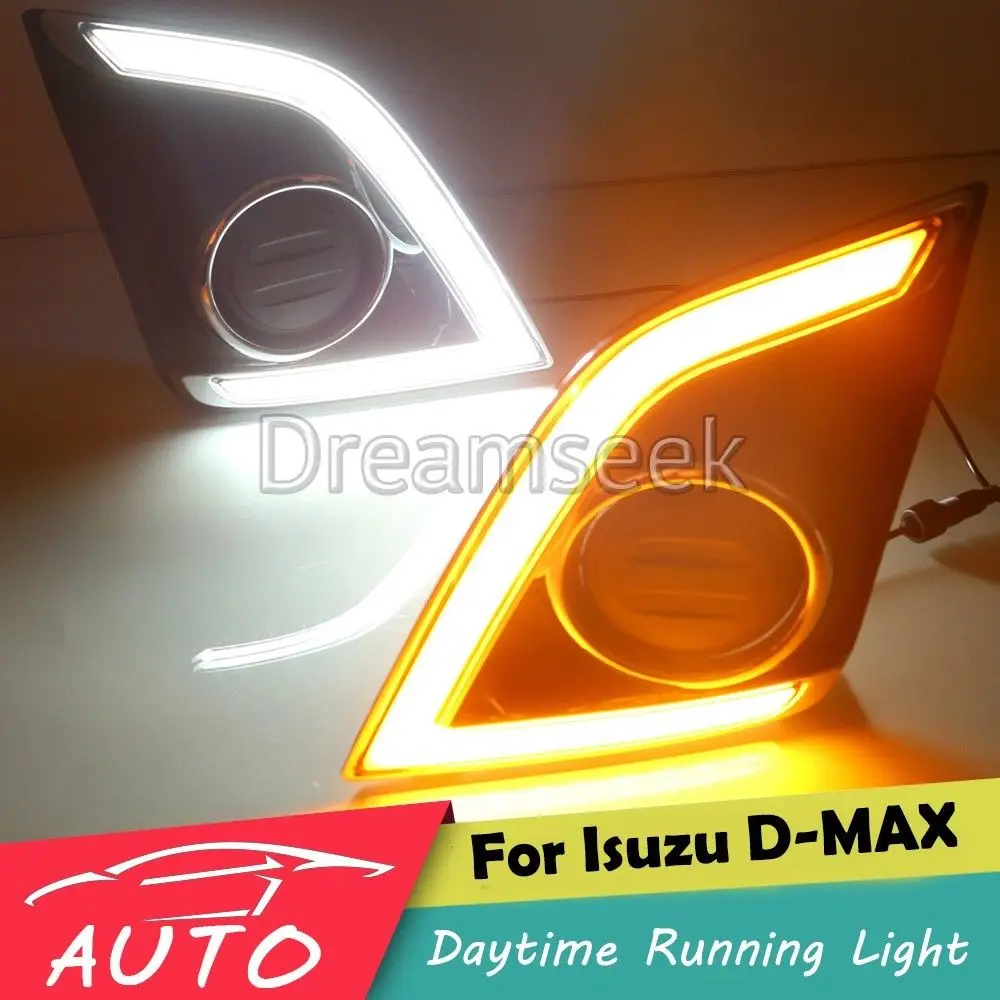 DRL For Isuzu D-MAX 2016 2017 LED Car Daytime Running Light Waterproof Driving Fog Lamp Daylight With Turn Signal
DRL For Isuzu D-MAX 2016 2017 LED Car Daytime Running Light Waterproof Driving Fog Lamp Daylight With Turn Signal