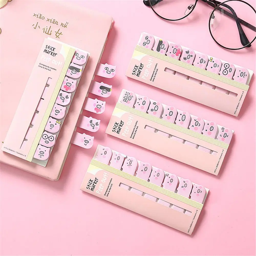 2sets Cute Cartoon Pig Memo Pads Kawaii Sticky Notes Cute Pink N Times Stickers Index Paper Bookmarks School Office Writing Pad
2sets Cute Cartoon Pig Memo Pads Kawaii Sticky Notes Cute Pink N Times Stickers Index Paper Bookmarks School Office Writing Pad