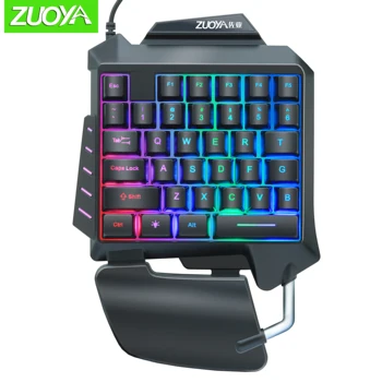 ZUOYA G92 USB Wired Gaming Keypad With LED Backlit 35 Keys One-handed Keyboard For LOL/PUBG/CF professional gamer
ZUOYA G92 USB Wired Gaming Keypad With LED Backlit 35 Keys One-handed Keyboard For LOL/PUBG/CF professional gamer