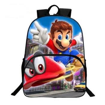 New Style 16 Inch Printing Super Mario Kindergarten Infantile Large Space Backpack for Kids Baby Cartoon School Bags Children
New Style 16 Inch Printing Super Mario Kindergarten Infantile Large Space Backpack for Kids Baby Cartoon School Bags Children