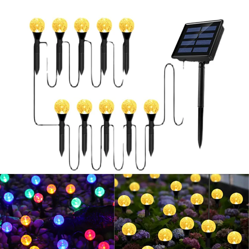 LED Solar Light Garden Decoration Ground Lawn Lamps Outdoor Waterproof Bubble Ball Light String Yard Landscape garden Lighting
LED Solar Light Garden Decoration Ground Lawn Lamps Outdoor Waterproof Bubble Ball Light String Yard Landscape garden Lighting