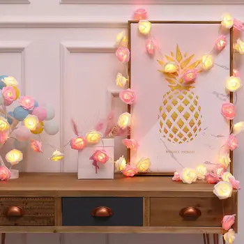Beautiful Bright Color Rose Flower String Light Chain Operated By AA Battery or USB Girls Bedroom Decoration Lighting
Beautiful Bright Color Rose Flower String Light Chain Operated By AA Battery or USB Girls Bedroom Decoration Lighting