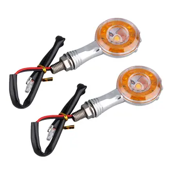 

1 Pair High quality Waterproof Amber Light Universal 10LED Motorcycle Turn Signal Indicators Lights/lamp #HA10227