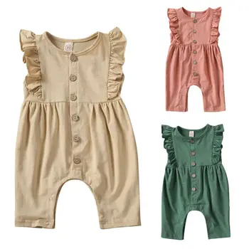 Newborn Infant Baby Girl Clothes Ruffle Romper Jumpsuit One-Piece Home Outfit Newborn Jumpsuit Kids Clothing Solid Color Romper 
Newborn Infant Baby Girl Clothes Ruffle Romper Jumpsuit One-Piece Home Outfit Newborn Jumpsuit Kids Clothing Solid Color Romper