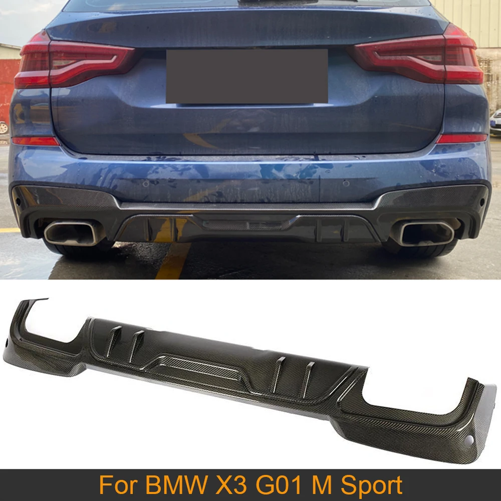 Спойлер для заднего бампера автомобиля BMW X3 G01 M Sport M40i 2018-2020 из углеродного волокна
