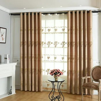 Modern Vintage Jacquard Embroidery Curtains for Living Dining Room Bedroom.
Modern Vintage Jacquard Embroidery Curtains for Living Dining Room Bedroom.