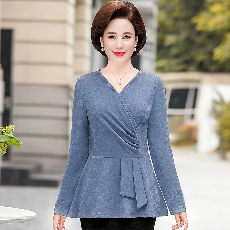 Women Blouses 2019 Fashion Long Sleeve V-neck Solid Color Blouse Slim Casual Shirts Tops Camisa Feminina Plus Size X-4XL
Women Blouses 2019 Fashion Long Sleeve V-neck Solid Color Blouse Slim Casual Shirts Tops Camisa Feminina Plus Size X-4XL