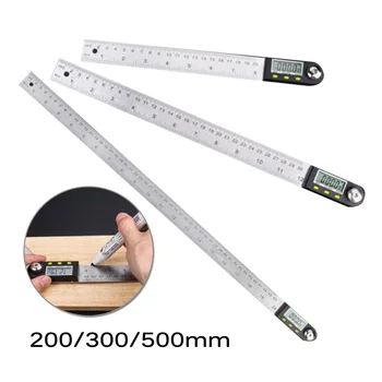 1*Electronic Digital Angle Finder Protractor Ruler Stainless LCD Display 360 Degree 0-200mm/0-300mm/0-500mm Digital Angle Finder
1*Electronic Digital Angle Finder Protractor Ruler Stainless LCD Display 360 Degree 0-200mm/0-300mm/0-500mm Digital Angle Finder