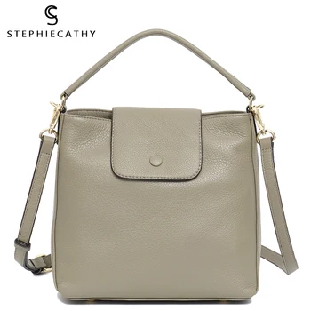 SC Genuine Leather Women Top-handle Bags 2020 Brand Design Soft Cow Leather Bucket Handbags Female Flap Crossbody Messenger Bags
SC Genuine Leather Women Top-handle Bags 2020 Brand Design Soft Cow Leather Bucket Handbags Female Flap Crossbody Messenger Bags