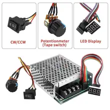 Motor PWM Speed Controller DC10-55V 12V 24V 36V 48V 60A PWM DC Reversible Switch Set DC Brush Motor Tools Accessories Supplies
Motor PWM Speed Controller DC10-55V 12V 24V 36V 48V 60A PWM DC Reversible Switch Set DC Brush Motor Tools Accessories Supplies