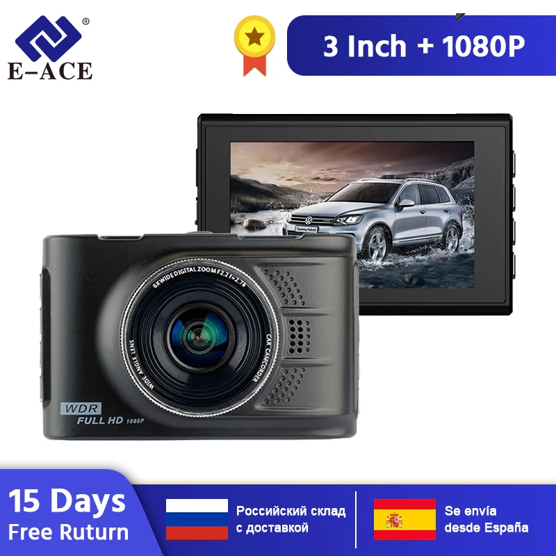 E-ACE Novatek Car Dvr Mini Camera Car Video Recorder Mirror Camcorder Dash Cam 1080P HD 3.0 Inch Dvrs Auto Carcam Registrar
E-ACE Novatek Car Dvr Mini Camera Car Video Recorder Mirror Camcorder Dash Cam 1080P HD 3.0 Inch Dvrs Auto Carcam Registrar