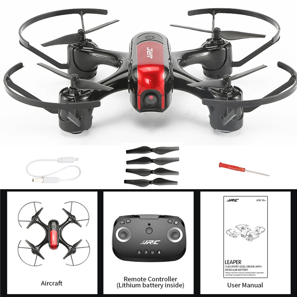 JJRC H69 5.8G Image Transmission FPV RC Drone With 720P Camera Helicopter Attitude Hold Quadcopter For RC Toy
JJRC H69 5.8G Image Transmission FPV RC Drone With 720P Camera Helicopter Attitude Hold Quadcopter For RC Toy