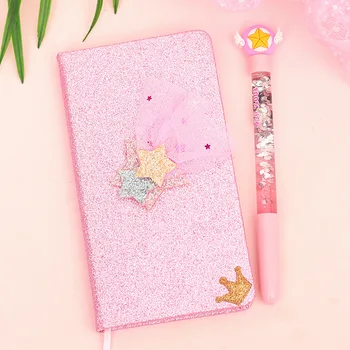 Shell Star Pattern Powder Notebook with Light Pen Set Flower Fairy Unicorn Notebook Girl Heart With Light Gift Box Set
Shell Star Pattern Powder Notebook with Light Pen Set Flower Fairy Unicorn Notebook Girl Heart With Light Gift Box Set