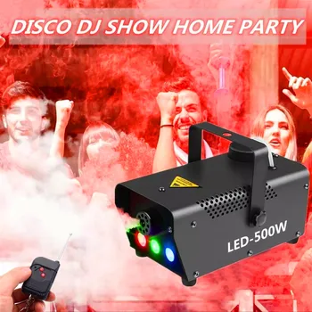 500W LED Smoke Machine/Wireless Remote Control Mist Machine For Disco DJ Party Christmas/White Smoke Ejector With RGB LED Lights
500W LED Smoke Machine/Wireless Remote Control Mist Machine For Disco DJ Party Christmas/White Smoke Ejector With RGB LED Lights
