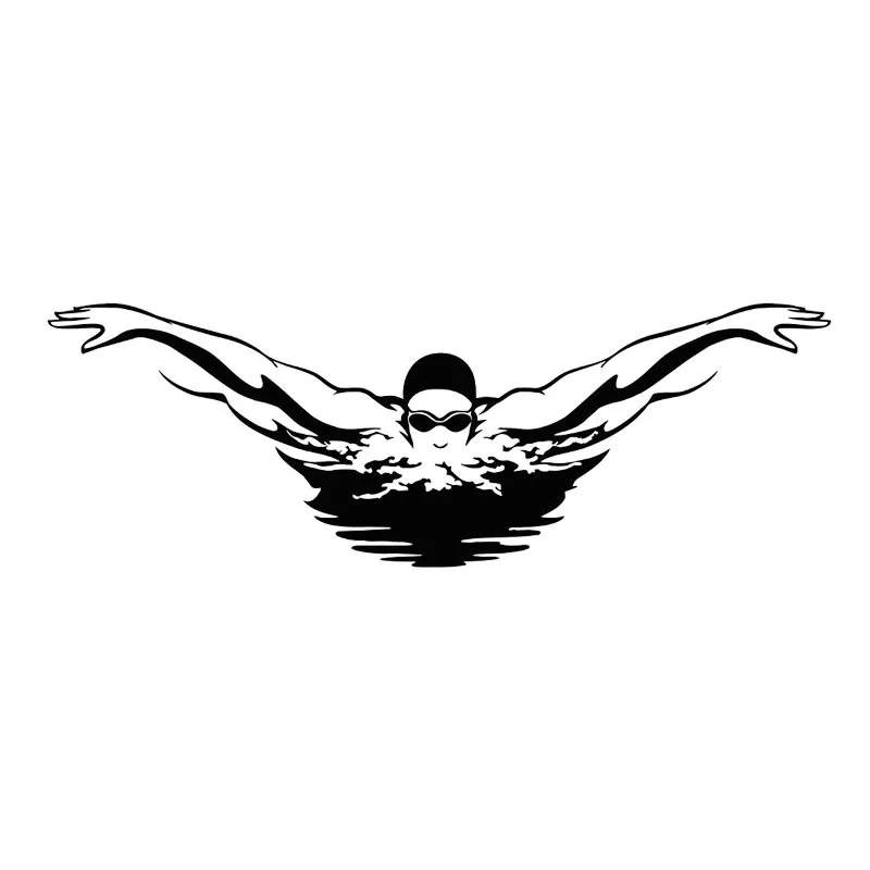 Personality Extraordinary Swimmer Swim Pool Sport Vinyl Car Stickers Decals Motorcycl Accessories PVC 18CM*6CM
Personality Extraordinary Swimmer Swim Pool Sport Vinyl Car Stickers Decals Motorcycl Accessories PVC 18CM*6CM