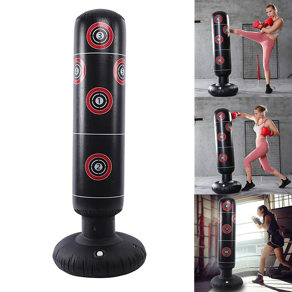 1.6M Vertical Inflatable Boxing Column Fitness Decompression Hitting Thickening Foldable Easy To Move Punching Heavy Tower Bag
1.6M Vertical Inflatable Boxing Column Fitness Decompression Hitting Thickening Foldable Easy To Move Punching Heavy Tower Bag