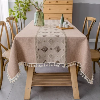 Tablecloth Embroidered Fabric Classical Zen Coffee Table Cloth Rectangular Square Tablecloth
Tablecloth Embroidered Fabric Classical Zen Coffee Table Cloth Rectangular Square Tablecloth