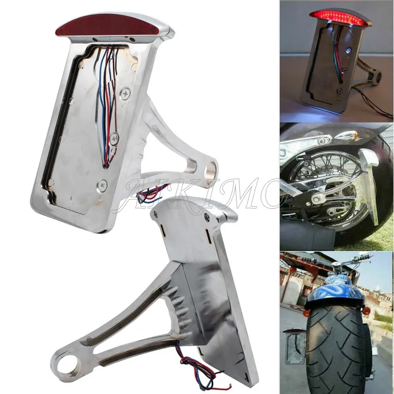 Universal Motorcycle Brake Tail light Side Mount License Plate Bracket Holder For Harley Sportster Chopper Bobber Softail
Universal Motorcycle Brake Tail light Side Mount License Plate Bracket Holder For Harley Sportster Chopper Bobber Softail