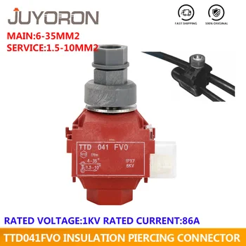 JUYORON 1PCS Insulation Piercing Connector Main6-35mm2 Service1.5-10mm2 Cable Connector Insulation Piercing Clamp TTD041FVO
JUYORON 1PCS Insulation Piercing Connector Main6-35mm2 Service1.5-10mm2 Cable Connector Insulation Piercing Clamp TTD041FVO