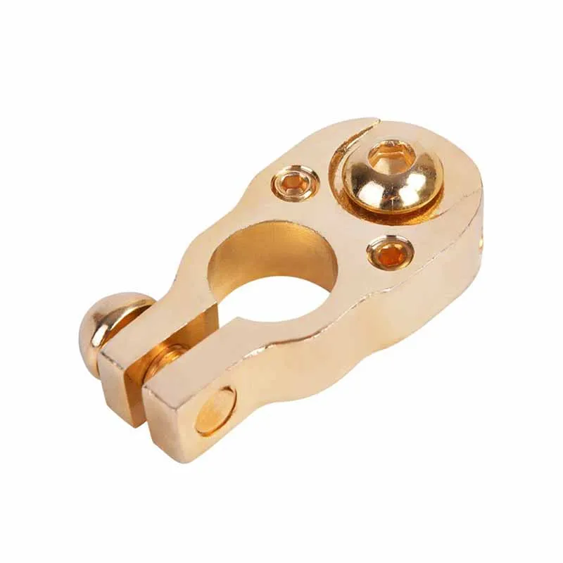 NST Brass gold-plated battery connector, car negative battery pile head, 24K gold car audio modified connector
NST Brass gold-plated battery connector, car negative battery pile head, 24K gold car audio modified connector