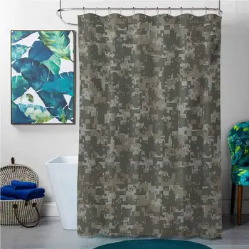 Shower Curtains Blue and red Camouflage,Monochrome Attire Pattern Concealing Hiding in The Woods Themed Print,Army Green Sage
Shower Curtains Blue and red Camouflage,Monochrome Attire Pattern Concealing Hiding in The Woods Themed Print,Army Green Sage