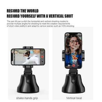 Auto Tracking Smart Shooting Selfie Stick, 360° Rotates Auto Face & Object Tracking Vlog Shooting Smartphone Mount Holder
Auto Tracking Smart Shooting Selfie Stick, 360° Rotates Auto Face & Object Tracking Vlog Shooting Smartphone Mount Holder