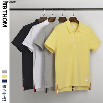 2020 men's short sleeve polo shirts with Tri-color webbing on back summer causal polo shirts men cotton panelled male
2020 men's short sleeve polo shirts with Tri-color webbing on back summer causal polo shirts men cotton panelled male