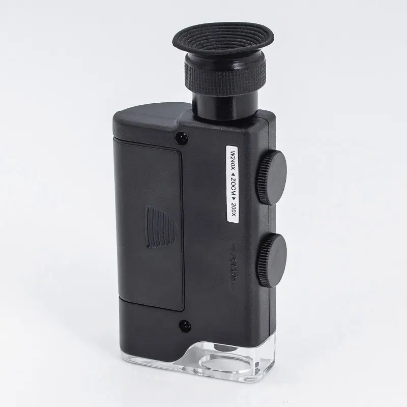 Pocket 200X~240X Handheld LED Lamp Light Zoom Magnifier Mini Portable Microscope Magnifying Glass Pocket Lens#
Pocket 200X~240X Handheld LED Lamp Light Zoom Magnifier Mini Portable Microscope Magnifying Glass Pocket Lens#