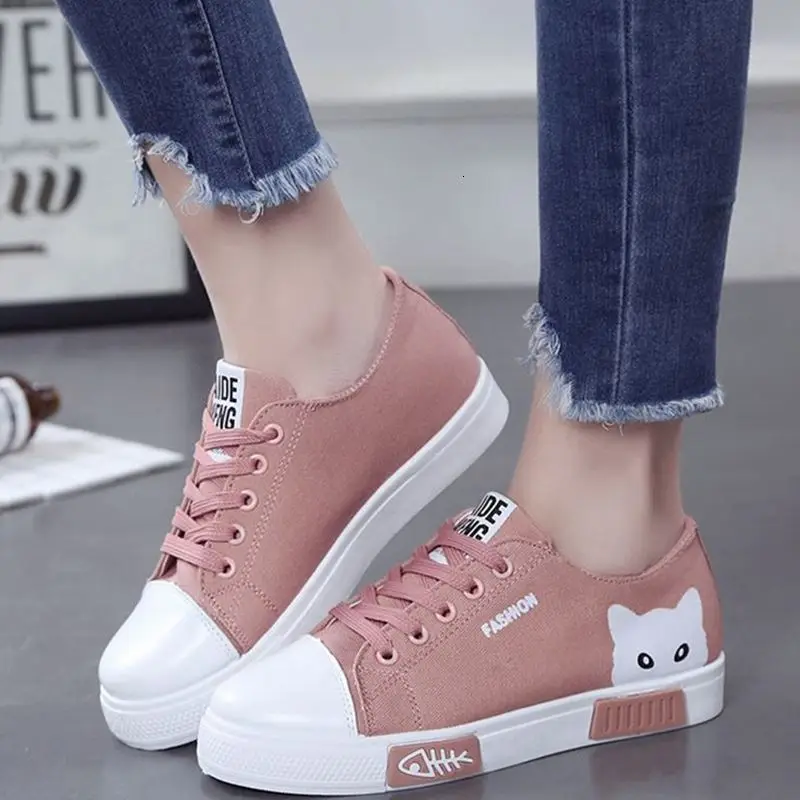Women Vulcanize Shoes 2019 New Cartoon Canvas Shoes Autumn Woman Shoes Lace Up Women Flats Sneakers Shoes Adult Footwear Basket
Women Vulcanize Shoes 2019 New Cartoon Canvas Shoes Autumn Woman Shoes Lace Up Women Flats Sneakers Shoes Adult Footwear Basket