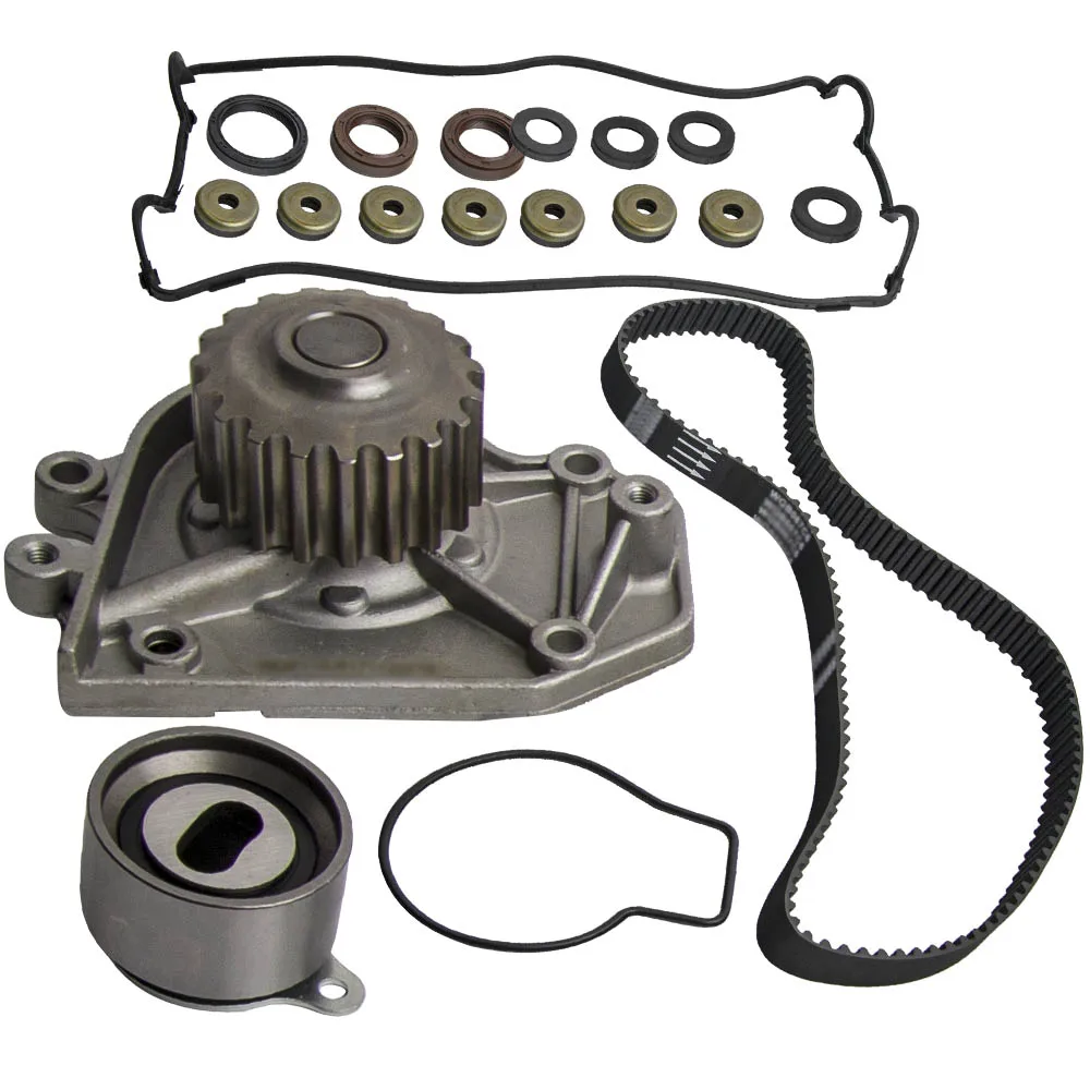Engine Timing Belt Water Pump Valve Cover Kit for Acura Integra 1.8L DOHC 90-95 for 14400-P7J-004, 14510-P30-003, 19200-PR4-013
Engine Timing Belt Water Pump Valve Cover Kit for Acura Integra 1.8L DOHC 90-95 for 14400-P7J-004, 14510-P30-003, 19200-PR4-013