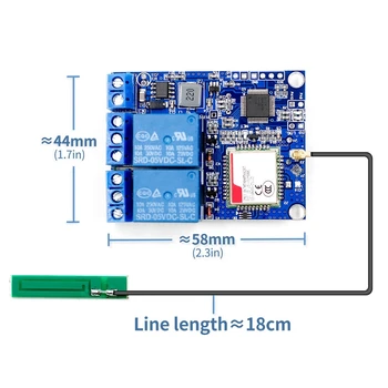 Sms Gsm Remote Control Switch Sim800C Stm32F103C8T6 2 Channel Relay Module for Greenhouse Oxygen Pump
Sms Gsm Remote Control Switch Sim800C Stm32F103C8T6 2 Channel Relay Module for Greenhouse Oxygen Pump