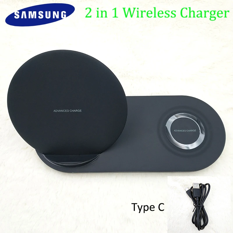 Samsung Original note 9 wireless 2 in 1 Fast QI Wireless Charger Phone Charger Pad Type C Cable For Note 10+ 10 9 8 S 11e 11 10+
Samsung Original note 9 wireless 2 in 1 Fast QI Wireless Charger Phone Charger Pad Type C Cable For Note 10+ 10 9 8 S 11e 11 10+