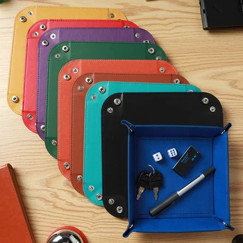 9 Colors Foldable Quadrilateral Dice Tray Box PU Leather Storage Box Board Games Club Dice Key Wallet Coin Storage
9 Colors Foldable Quadrilateral Dice Tray Box PU Leather Storage Box Board Games Club Dice Key Wallet Coin Storage