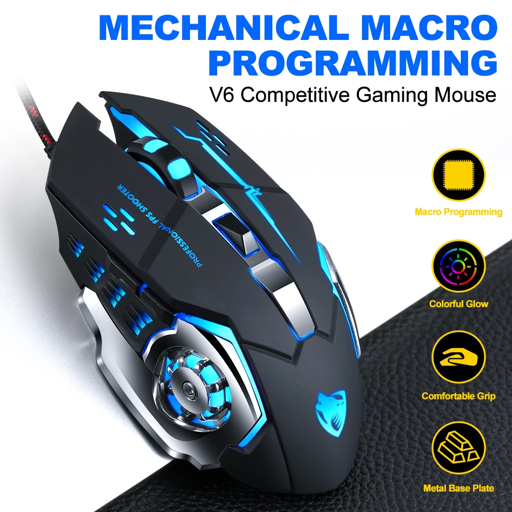 NEO STAR Professional Wired Gaming Mouse Mice 6 Buttons 3200DPI Computer Mouse Gaming USB Optical For Laptop Desktop Gamer Mouse
NEO STAR Professional Wired Gaming Mouse Mice 6 Buttons 3200DPI Computer Mouse Gaming USB Optical For Laptop Desktop Gamer Mouse