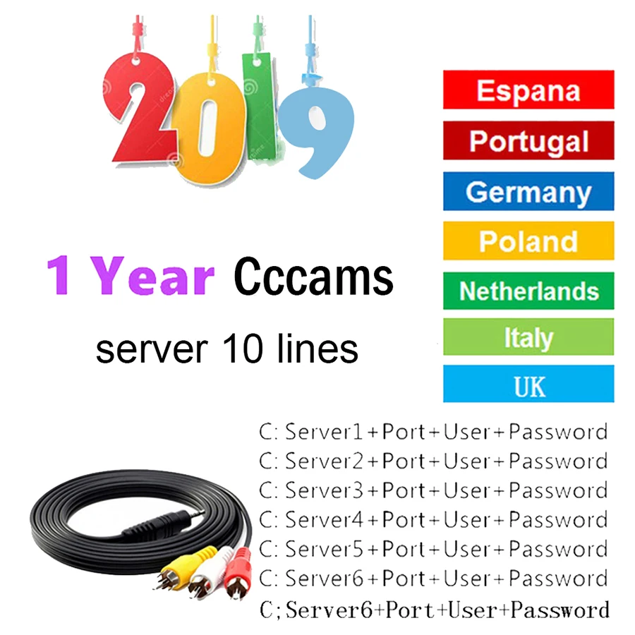 Satxtrem Cccam HD Clines Europa Cccam Server 1/2 Year 10 Clines Portugal Spain Cccam Receptor For DVB S2 Satellite Receiver
Satxtrem Cccam HD Clines Europa Cccam Server 1/2 Year 10 Clines Portugal Spain Cccam Receptor For DVB S2 Satellite Receiver