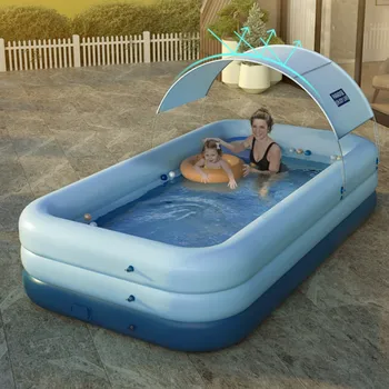 PVC Wireless Automatic Inflatable Swimming Pool Household Adult Large Swimming Pool Children Outdoor Canopy Sunshade Pool
PVC Wireless Automatic Inflatable Swimming Pool Household Adult Large Swimming Pool Children Outdoor Canopy Sunshade Pool
