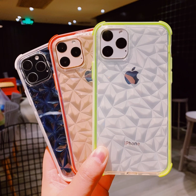 3D Diamond Texture Gasbag Shockproof Hybrid Clear Soft TPU Protector Case For iPhone X 11 Pro XR XS MAX 10 7 8 6s 6 Plus Cover
3D Diamond Texture Gasbag Shockproof Hybrid Clear Soft TPU Protector Case For iPhone X 11 Pro XR XS MAX 10 7 8 6s 6 Plus Cover