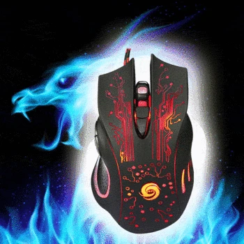 6D USB Wired Gaming Mouse 3200DPI 6 Buttons LED Optical Professional Pro Mouse Gamer Computer Mice for PC Laptop Games Mice
6D USB Wired Gaming Mouse 3200DPI 6 Buttons LED Optical Professional Pro Mouse Gamer Computer Mice for PC Laptop Games Mice